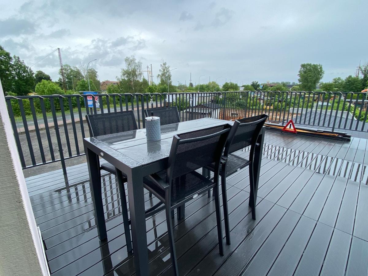 2 Raum Apartment Mit Terrasse, Hell Und Stilvoll Borna Ngoại thất bức ảnh